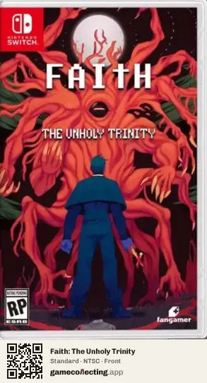 Faith: The Unholy Trinity Nintendo Switch, NTSC box front