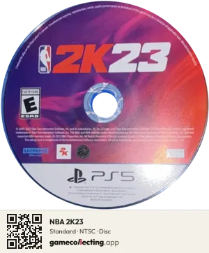 NBA 2K23 PlayStation 5, NTSC disc