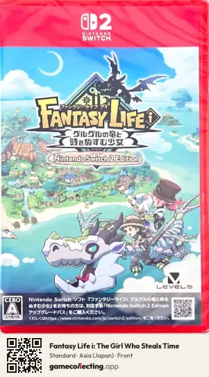 Fantasy Life i: The Girl Who Steals Time Nintendo Switch 2, Japan box front