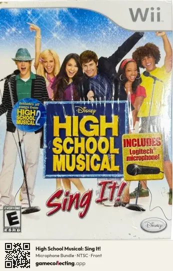 High School Musical: Sing It! Nintendo Wii, NTSC box front