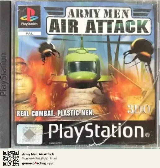 Army Men: Air Attack PlayStation, Italy box front