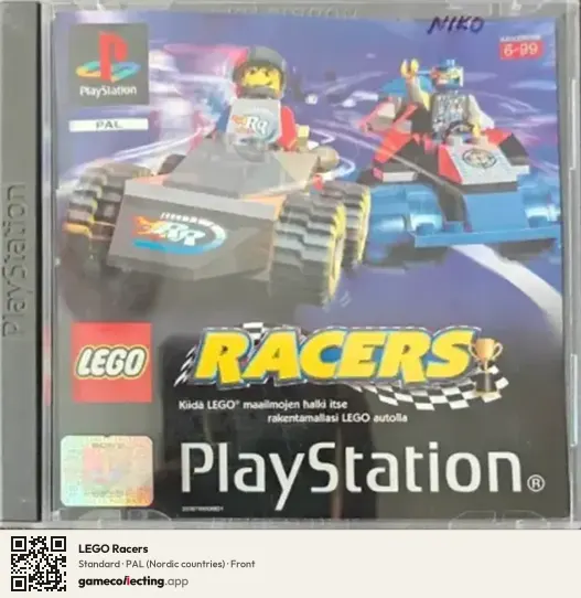 LEGO Racers PlayStation, Nordic countries box front