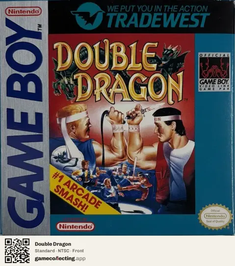 Double Dragon Game Boy, NTSC box front