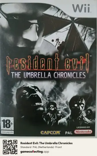Resident Evil: The Umbrella Chronicles Nintendo Wii, Netherlands box front