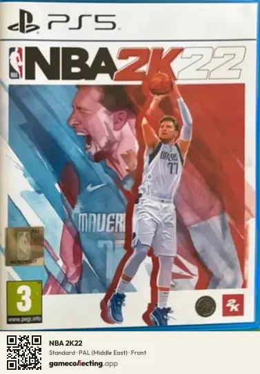 NBA 2K22 PlayStation 5, Middle East box front