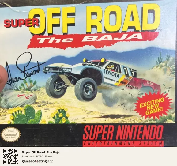 Super Off Road: The Baja Super Nintendo Entertainment System, NTSC box front