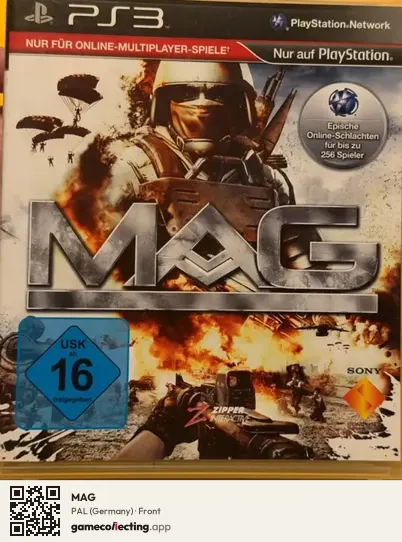 MAG PlayStation 3, Germany box front