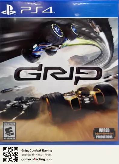 Grip: Combat Racing PlayStation 4, NTSC box front