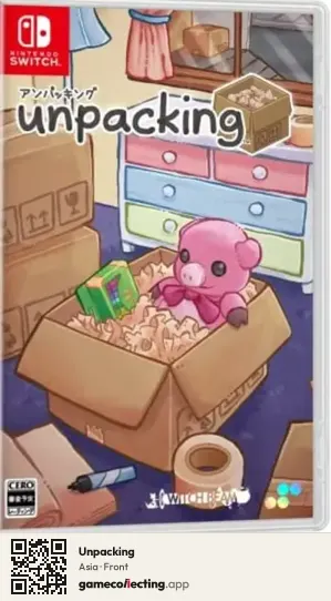 Unpacking Nintendo Switch, Asia box front