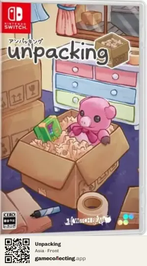 Unpacking Nintendo Switch, Asia box front
