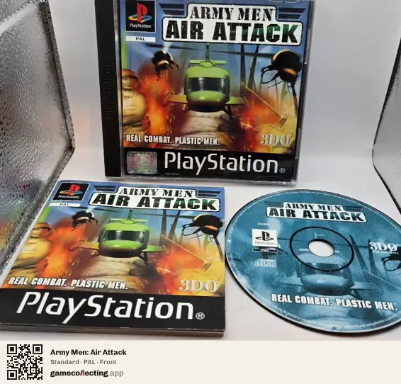 Army Men: Air Attack PlayStation, PAL box front