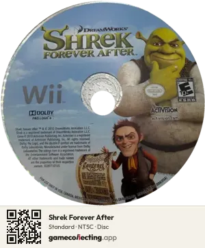 Shrek Forever After Nintendo Wii, NTSC disc