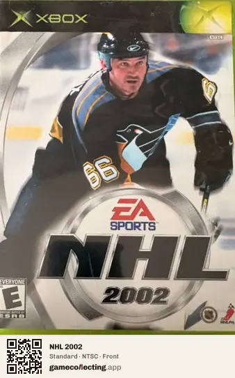 NHL 2002 Xbox, NTSC box front