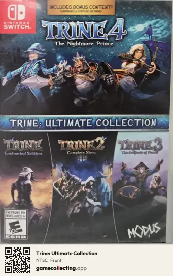 Trine: Ultimate Collection Nintendo Switch, NTSC box front