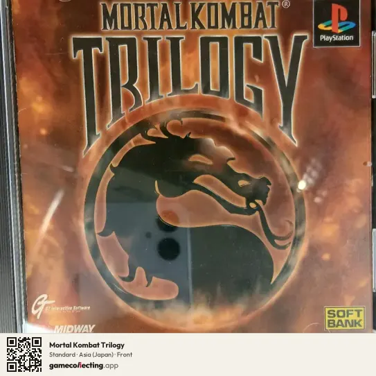 Mortal Kombat Trilogy PlayStation, Asia box front