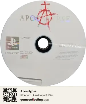 Apocalypse PlayStation, Asia disc
