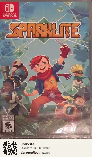 Sparklite Nintendo Switch, NTSC box front