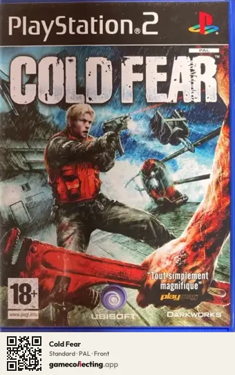 Cold Fear PlayStation 2, PAL box front