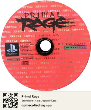 Primal Rage PlayStation, Asia disc