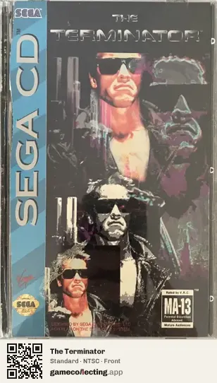 The Terminator Sega Mega-CD / Sega CD, NTSC box front