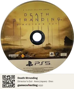Death Stranding PlayStation 5, Asia disc