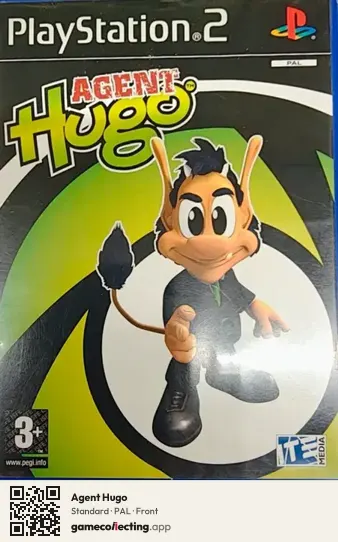 Agent Hugo PlayStation 2, PAL box front