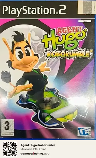 Agent Hugo: Roborumble PlayStation 2, PAL box front