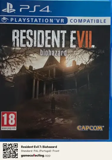 Resident Evil 7: Biohazard PlayStation 4, Portugal box front