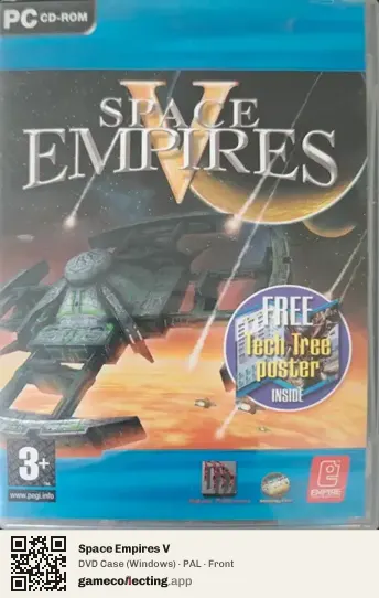 Space Empires V Computer, PAL box front