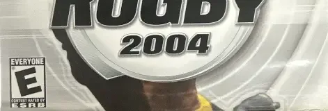 Rugby 2004, the ESRB box on its front
