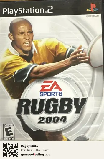 Rugby 2004 PlayStation 2, NTSC box front