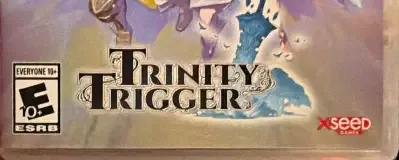 Trinity Trigger, the ESRB box on its front