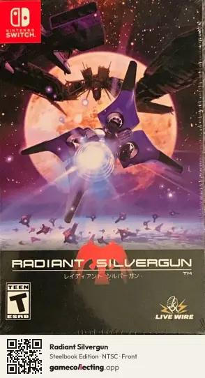 Radiant Silvergun Nintendo Switch, NTSC box front