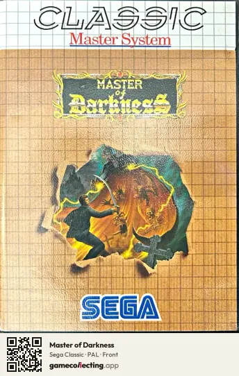 Master of Darkness Sega Master System, PAL box front
