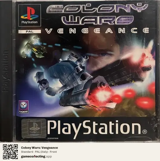 Colony Wars: Vengeance PlayStation, Italy box front