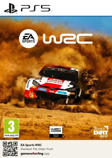 EA Sports WRC PlayStation 5, Italy box front