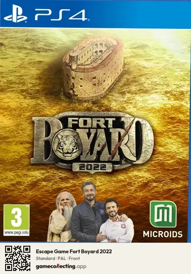 Escape Game Fort Boyard 2022 PlayStation 4, PAL box front