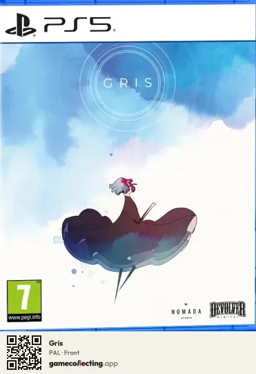 Gris PlayStation 5, PAL box front