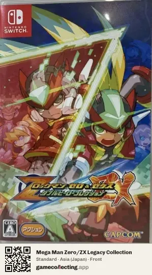 Mega Man Zero/ZX Legacy Collection Nintendo Switch, Asia box front