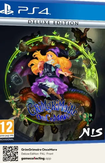 GrimGrimoire OnceMore PlayStation 4, PAL box front
