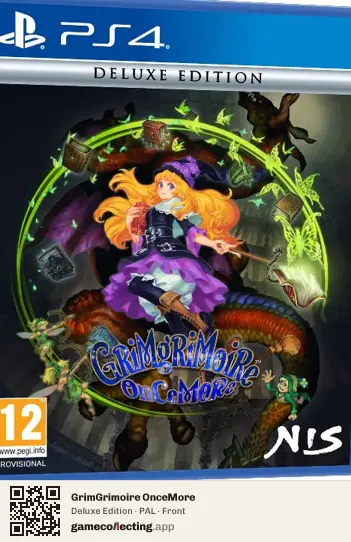 GrimGrimoire OnceMore PlayStation 4, PAL box front