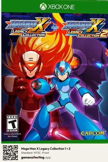 Mega Man X Legacy Collection 1 + 2 Xbox One, NTSC box front