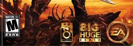 Kingdoms of Amalur: Reckoning, the ESRB box on its front