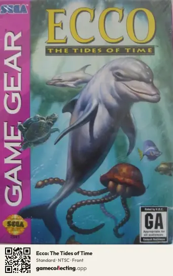 Ecco: The Tides of Time Sega Game Gear, NTSC box front