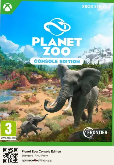 Planet Zoo: Console Edition Xbox Series X, PAL box front