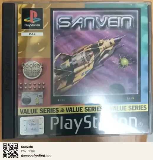 Sanvein PlayStation, PAL box front