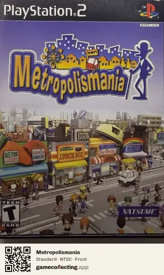 Metropolismania PlayStation 2, NTSC box front