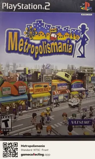 Metropolismania PlayStation 2, NTSC box front