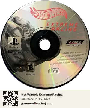 Hot Wheels Extreme Racing PlayStation, NTSC disc