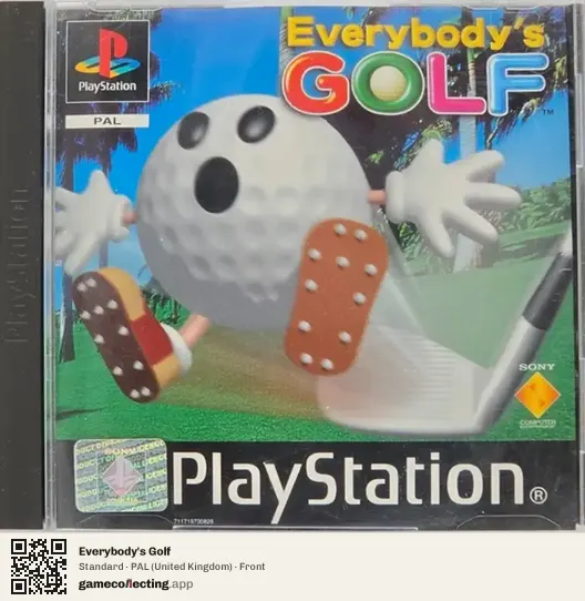 Everybody's Golf PlayStation, United Kingdom box front